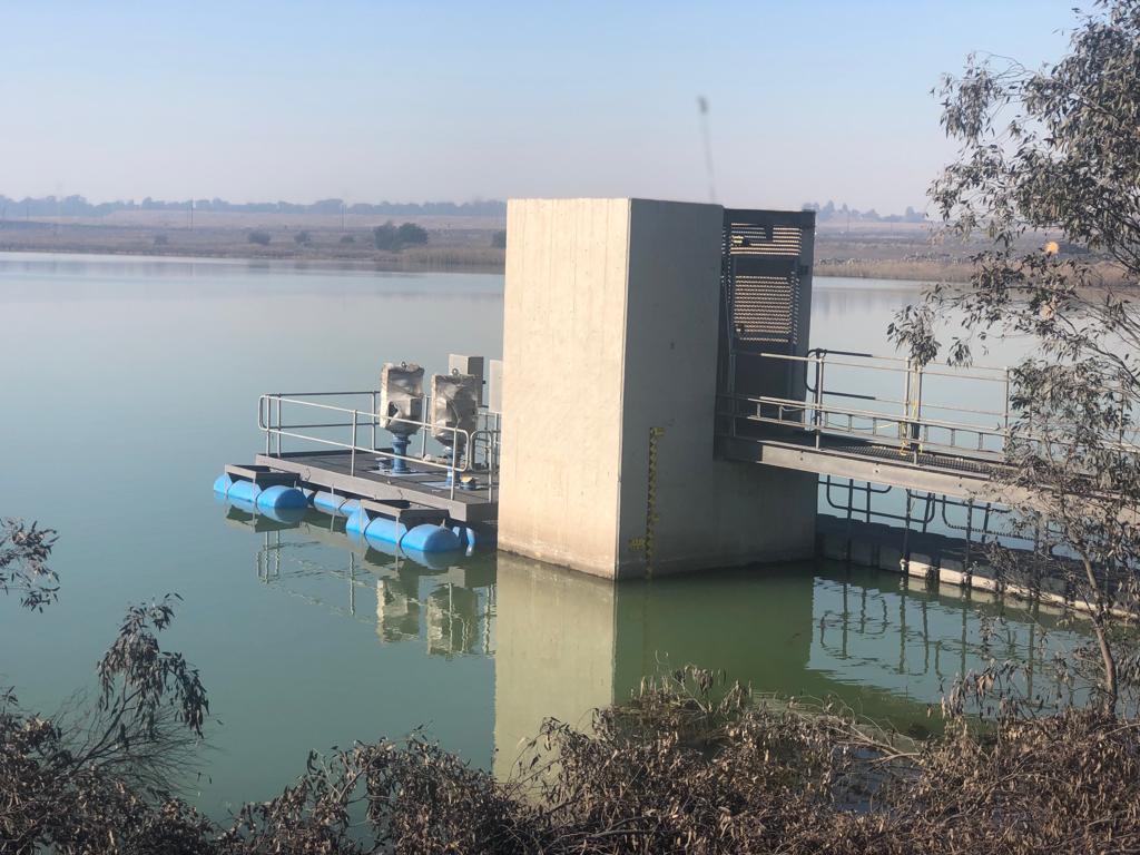 Floating pump station project photo 1