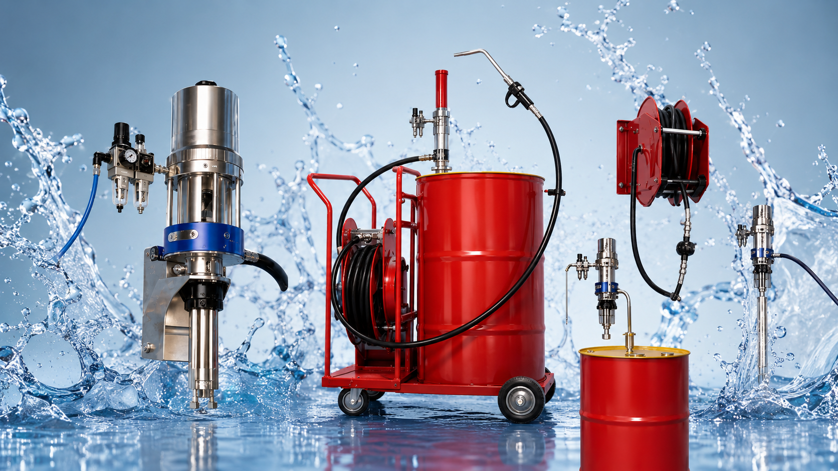 Pumprite lubrication and fluid transfer systems