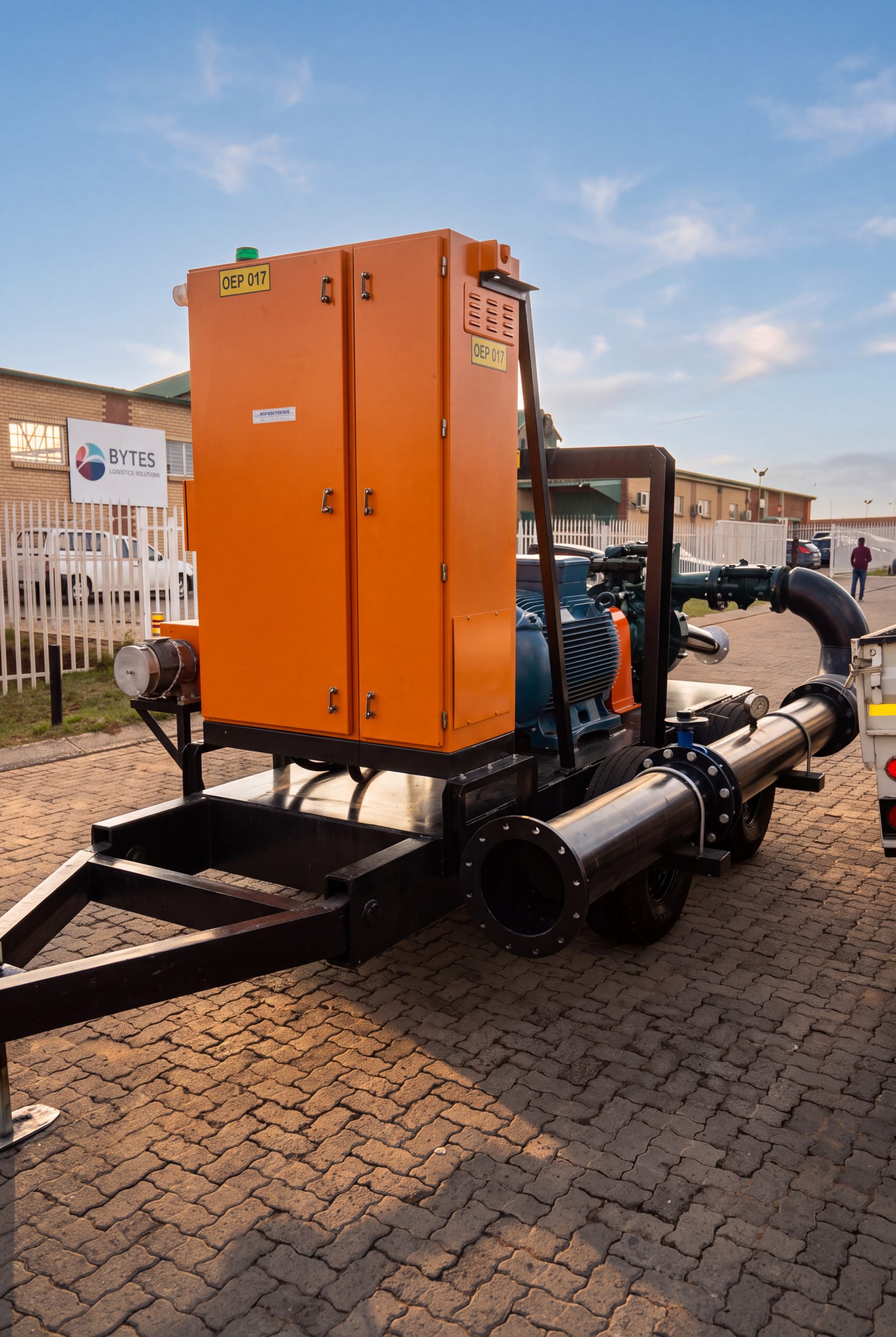 150 kilowatt borehole pump set and associated equipment