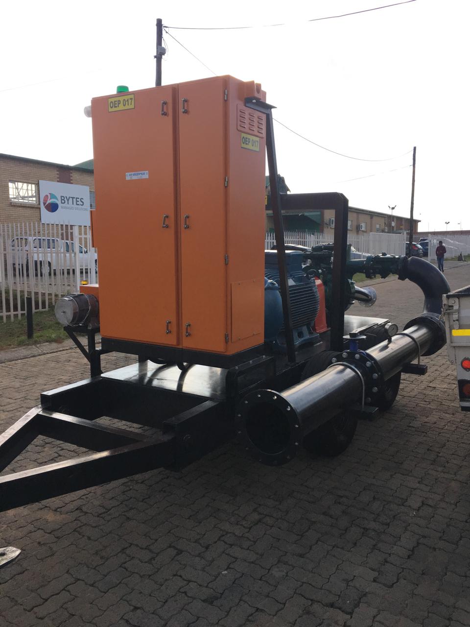 Trailer-mounted pump system project photo 1
