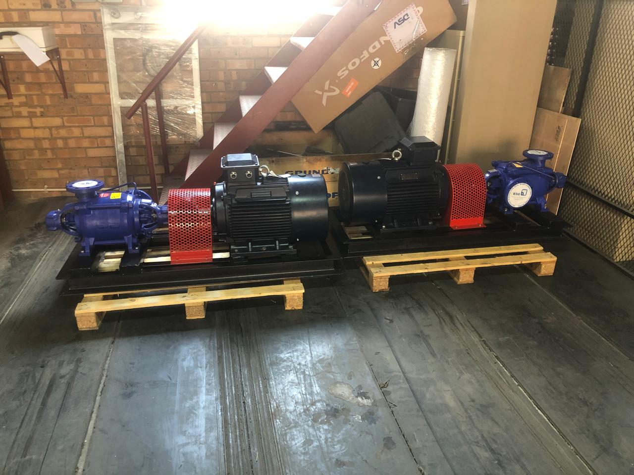 Underground booster pump set project photo 2